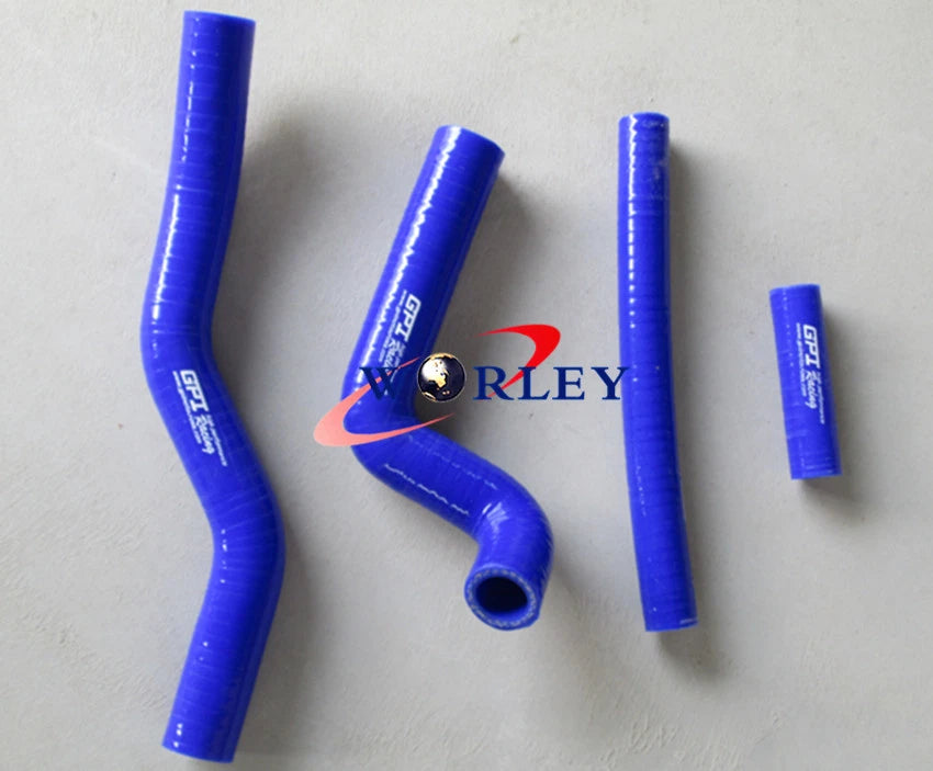 Silicone Yellow Radiator Hose Kit for Suzuki RM125 (2001–2008)