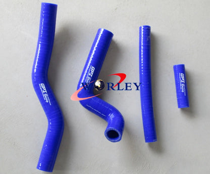 Silicone Yellow Radiator Hose Kit for Suzuki RM125 (2001–2008)