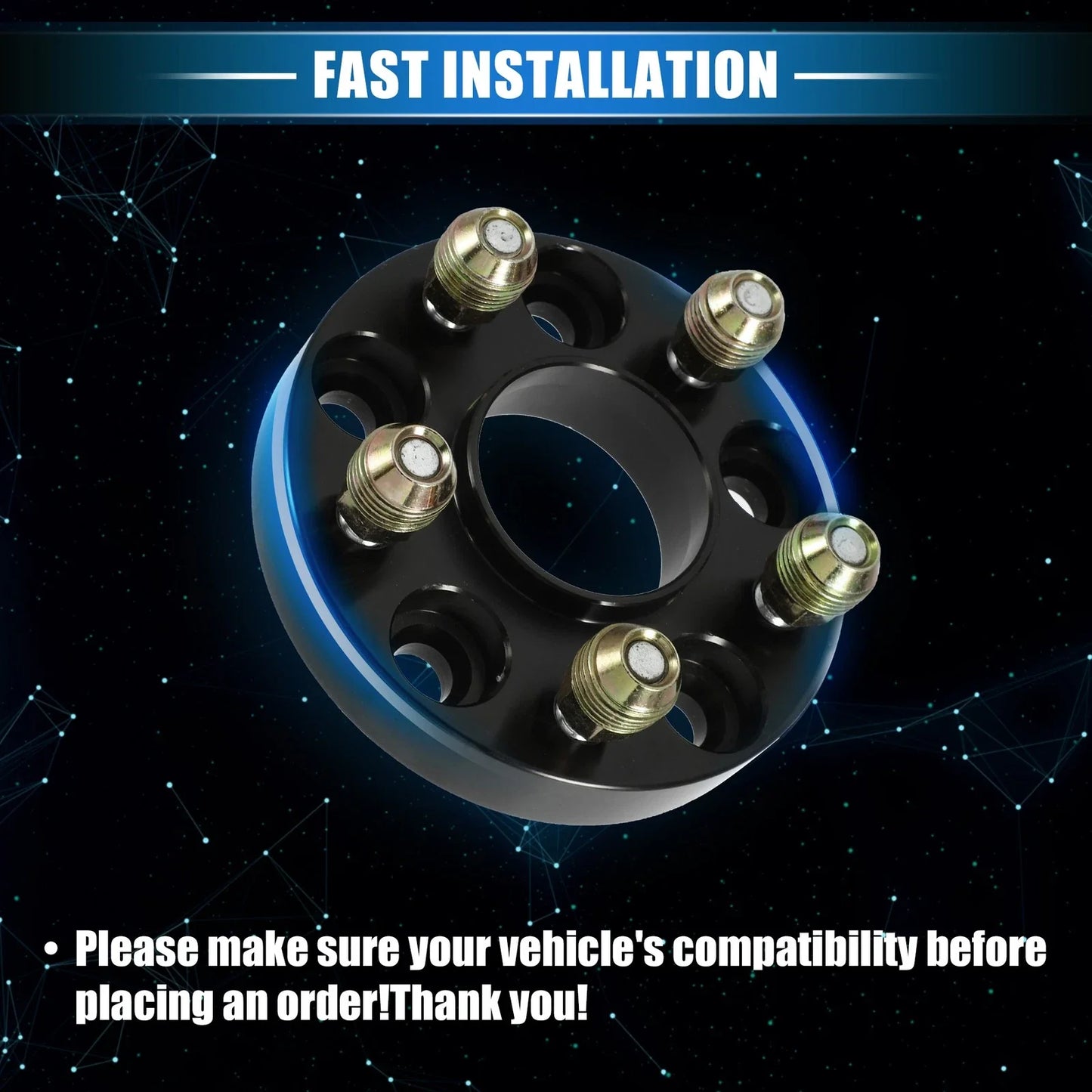 5 x M12x1.5 Wheel Lug Nuts for Chevrolet Equinox & Chrysler Sebring