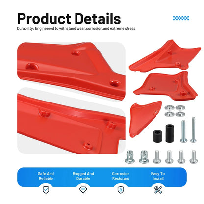 Left Right Side Cover Panels Fairing Set for Honda XR250R XR200R (1984–2002)