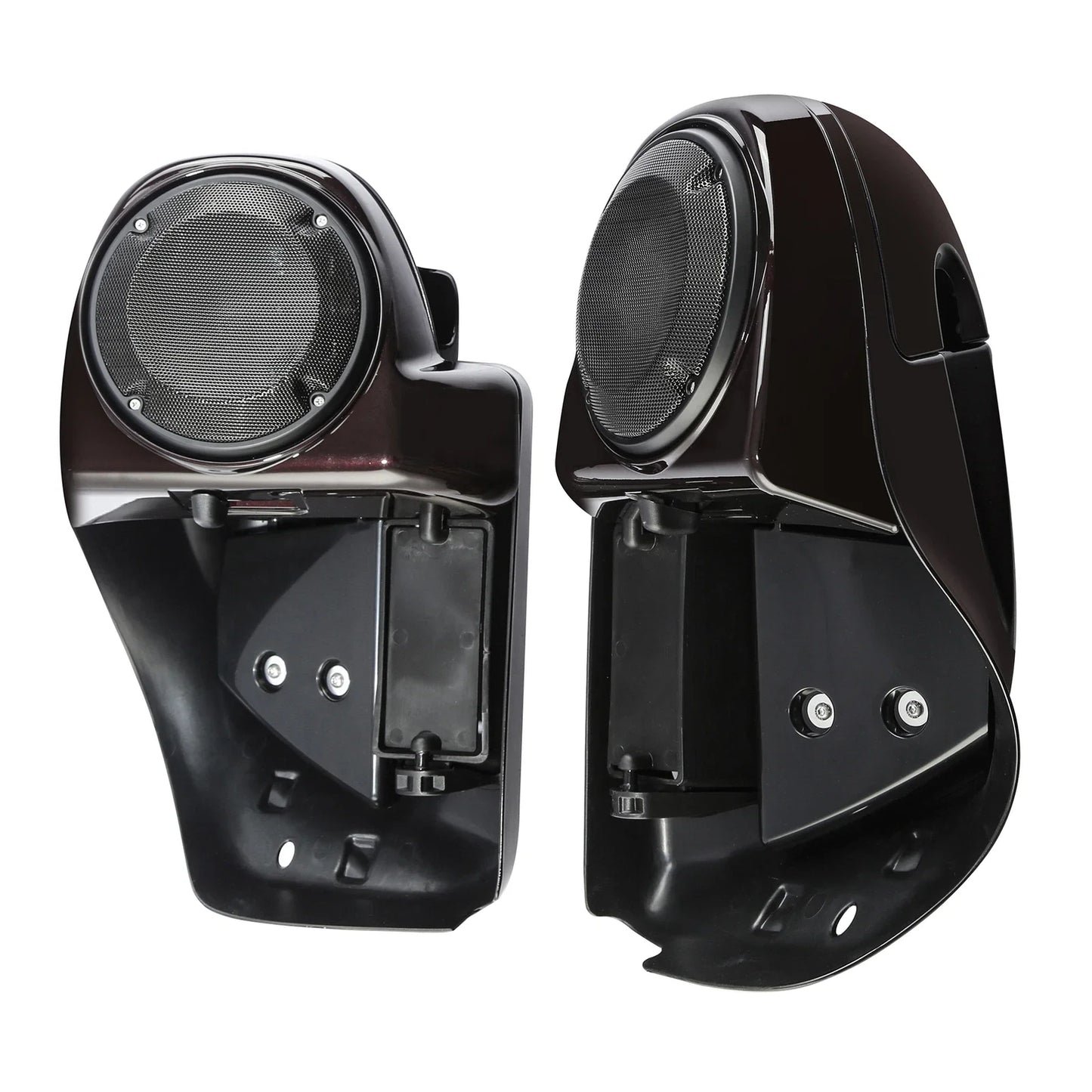 Vented Leg Fairings for Harley CVO Street Glide 2014-2024 Black Forest
