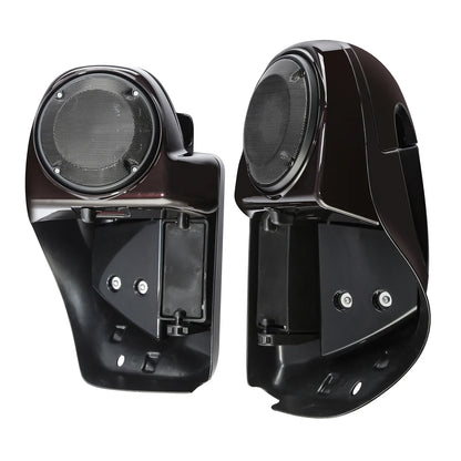 Vented Leg Fairings for Harley CVO Street Glide 2014-2024 Black Forest