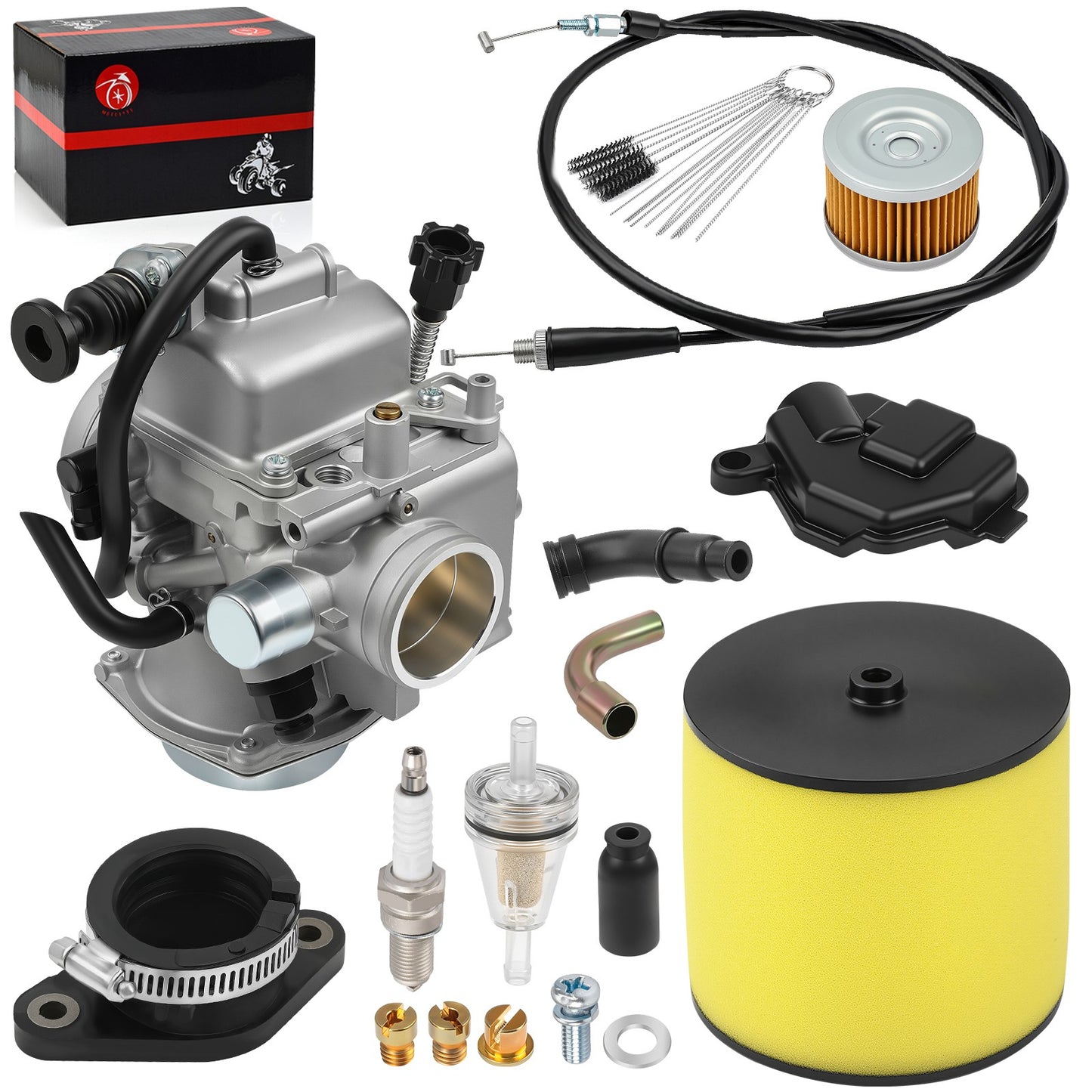 Carburetor with Air Filter Kit for Honda Fourtrax TRX300 (1993–2000)