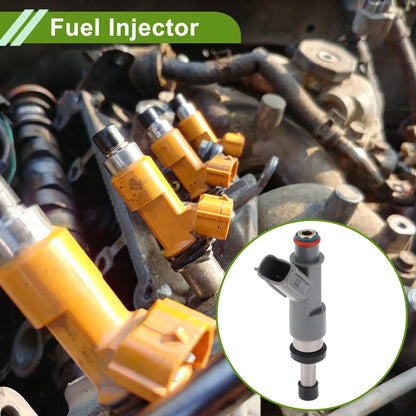 Fuel Injector for Toyota Tacoma 2.7L (2005–2014) 1 Pcs Gray Silver Tone
