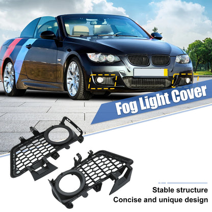Set of 2 Fog Light Grille Covers for BMW 3 Series (2012–2019) 51118054155 51118054156