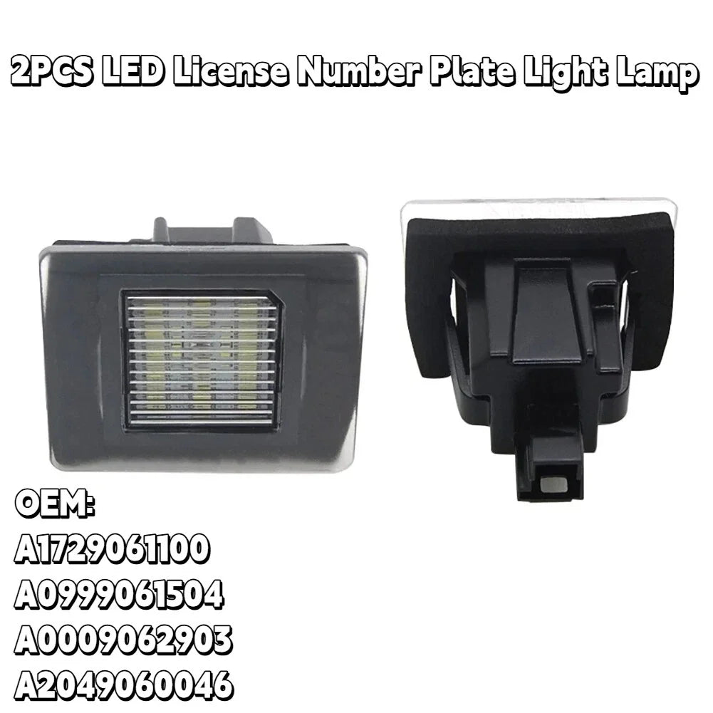 License Plate Lights for Mercedes Benz GL-Class X166 (2013–2019)