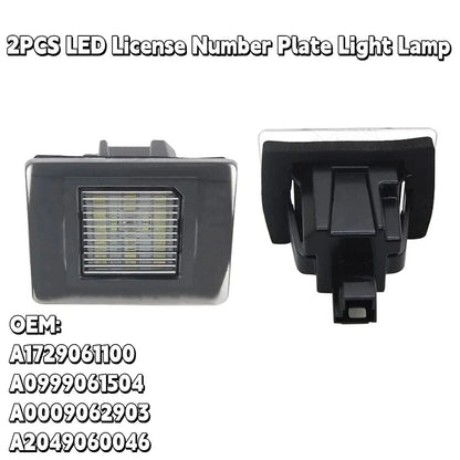 License Plate Lights for Mercedes Benz GL-Class X166 (2013–2019)