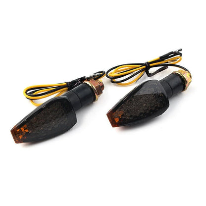 Amber Turn Signal Lights for Ducati Honda Kawasaki Yamaha Motorcycle