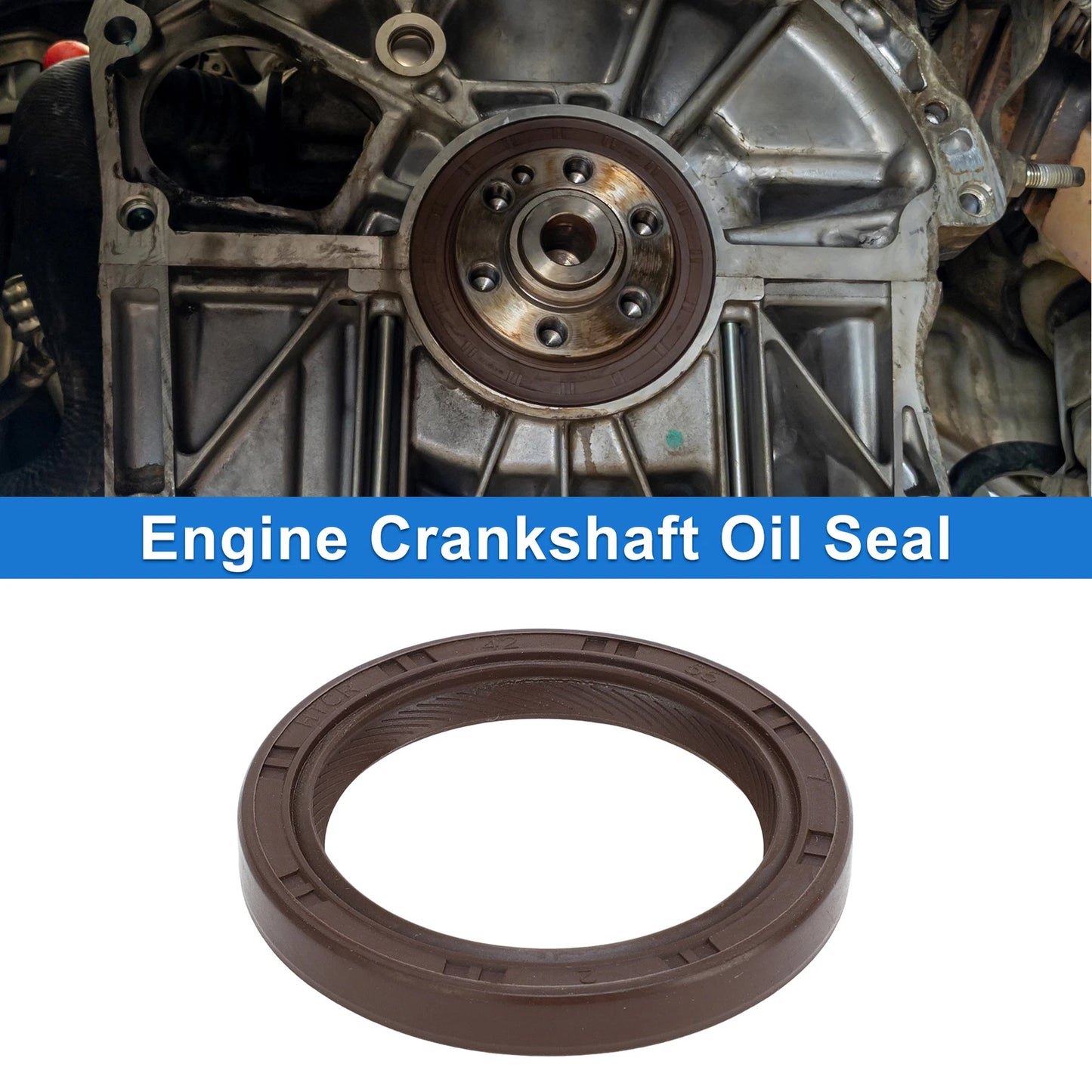 1 Pc Front Crankshaft Oil Seal for Hyundai Elantra Sonata (2011–2016) No.21421-25001