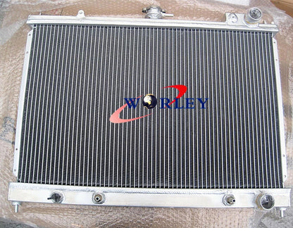 Aluminum Radiator with Fans for Nissan Pintara Skyline R31 (1986–1993)
