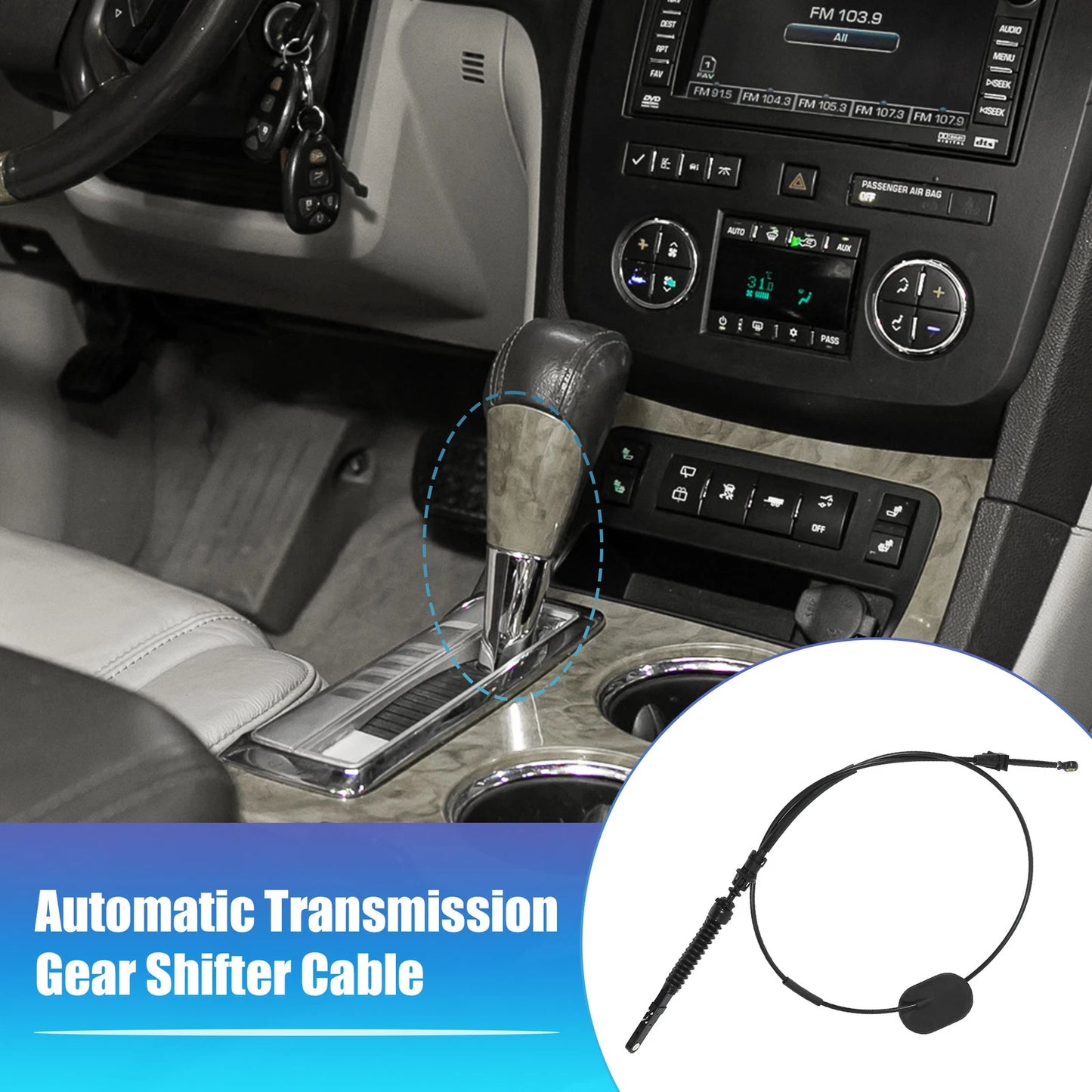 Automatic Transmission Gear Shifter Cable 15785087 for Chevy GMC Buick