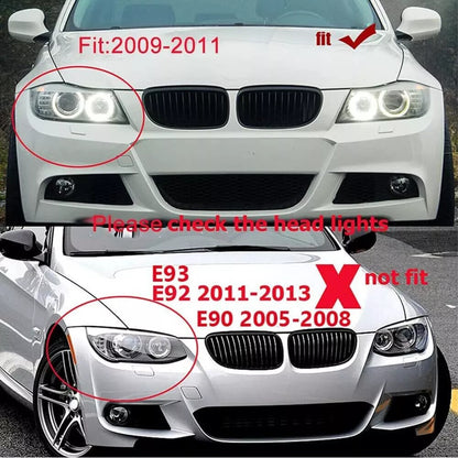 Gloss Black Front Kidney Grille for BMW 3 Series E90 E91 (2009–2011)