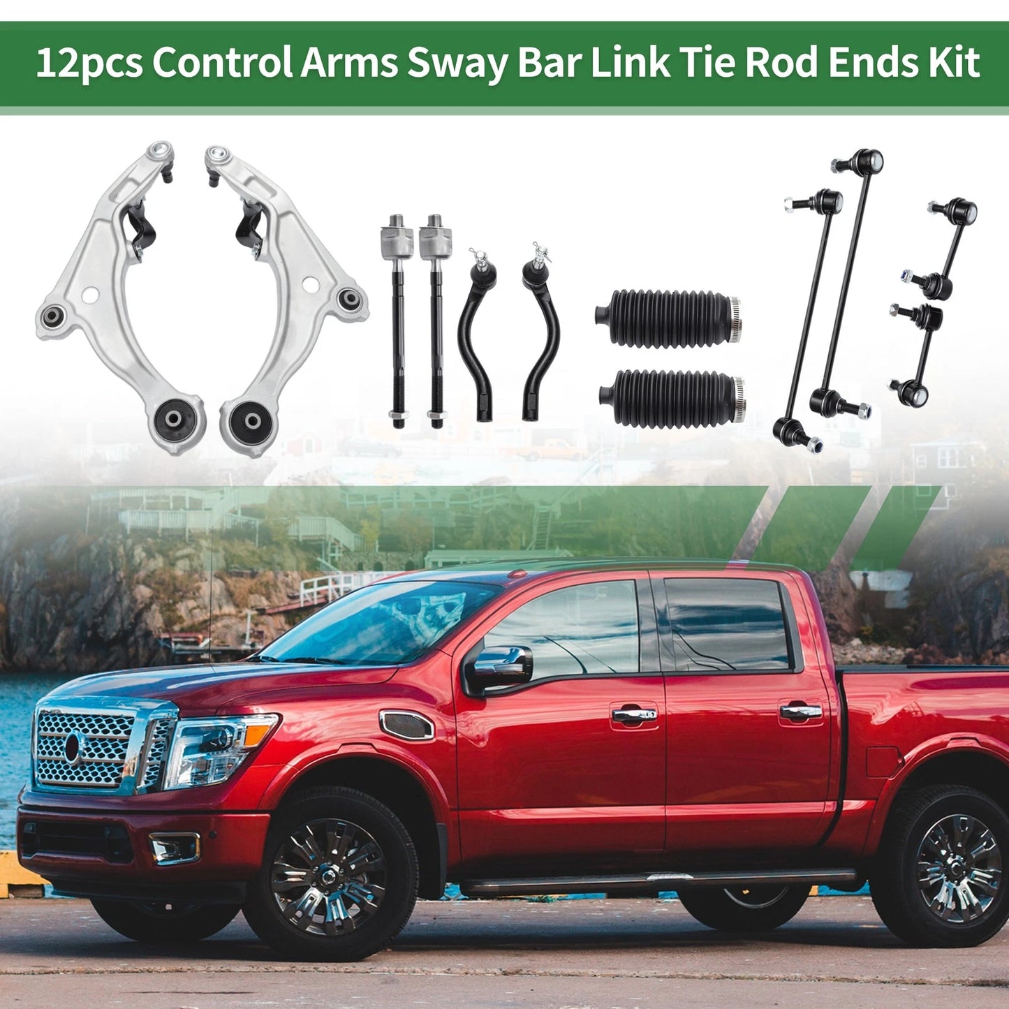 12pcs Front Suspension Control Arm Kit for Nissan Maxima (No. ES800357/K750282)