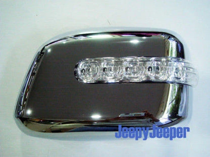 Chrome Mirror Cover LED for Nissan Frontier Navara R (2005-2014)