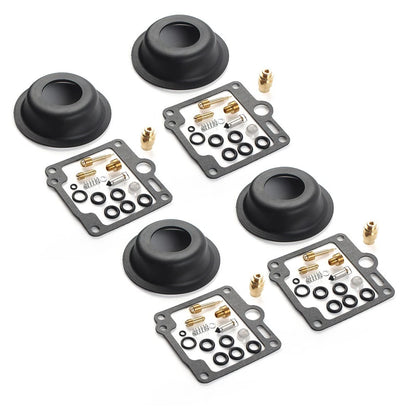 Set of 4 Carburetor Repair Rebuild Kits for Yamaha XJ750 Maxim (1985)