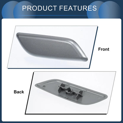Front Right Washer Nozzle Cover for Honda Accord VIII 2011-2013 Dark Gray 1 x