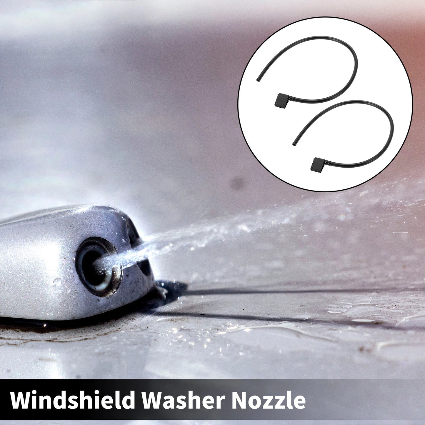 2 Pcs Windshield Washer Nozzle for Mercedes-Benz Sprinter 5-T (2009–2023) No. 2E1955985