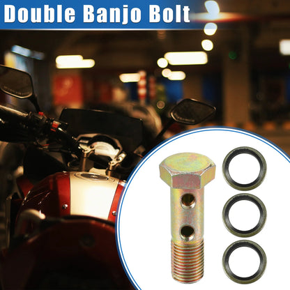 Set of 1 Car M12x1.25 45mm Turbo Brake Line Fitting Adapter