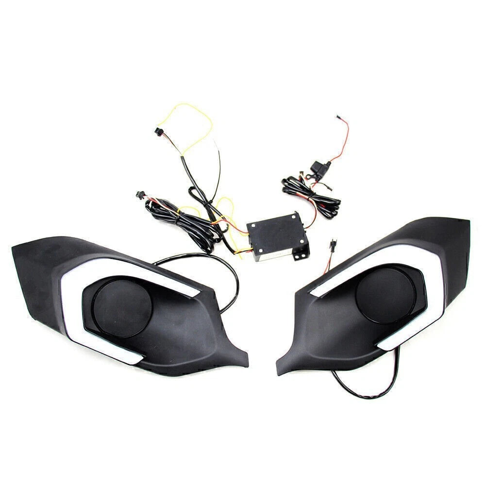 2X LED DRL Daytime Running Lights for Mitsubishi Pajero Montero Sport (2016–2019)