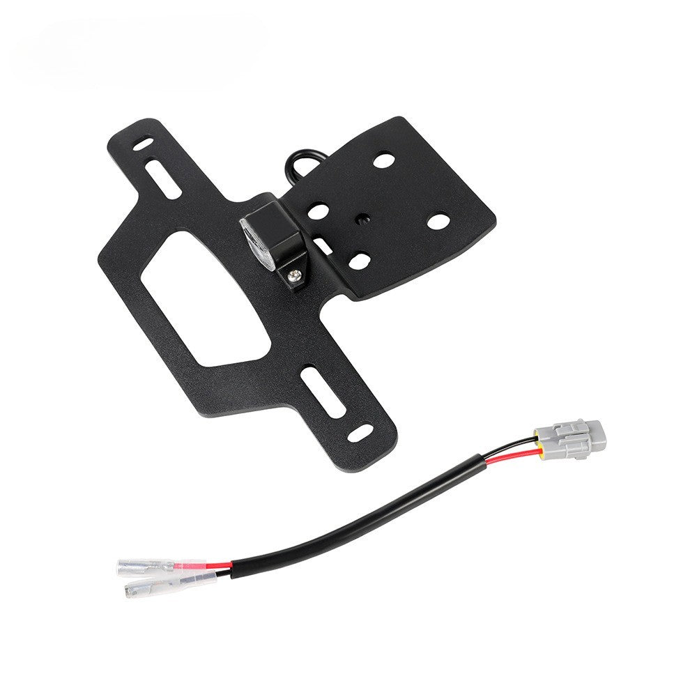 Hidden Rear Fender License Plate Holder for Kawasaki Ninja ZX4R ZX-4RR ZX25R