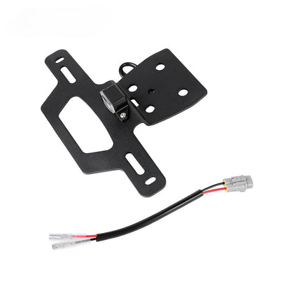 Hidden Rear Fender License Plate Holder for Kawasaki Ninja ZX4R ZX-4RR ZX25R