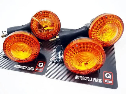 DT400 77-79 Front Rear Turn Signal Indicator Blinker Set for Yamaha