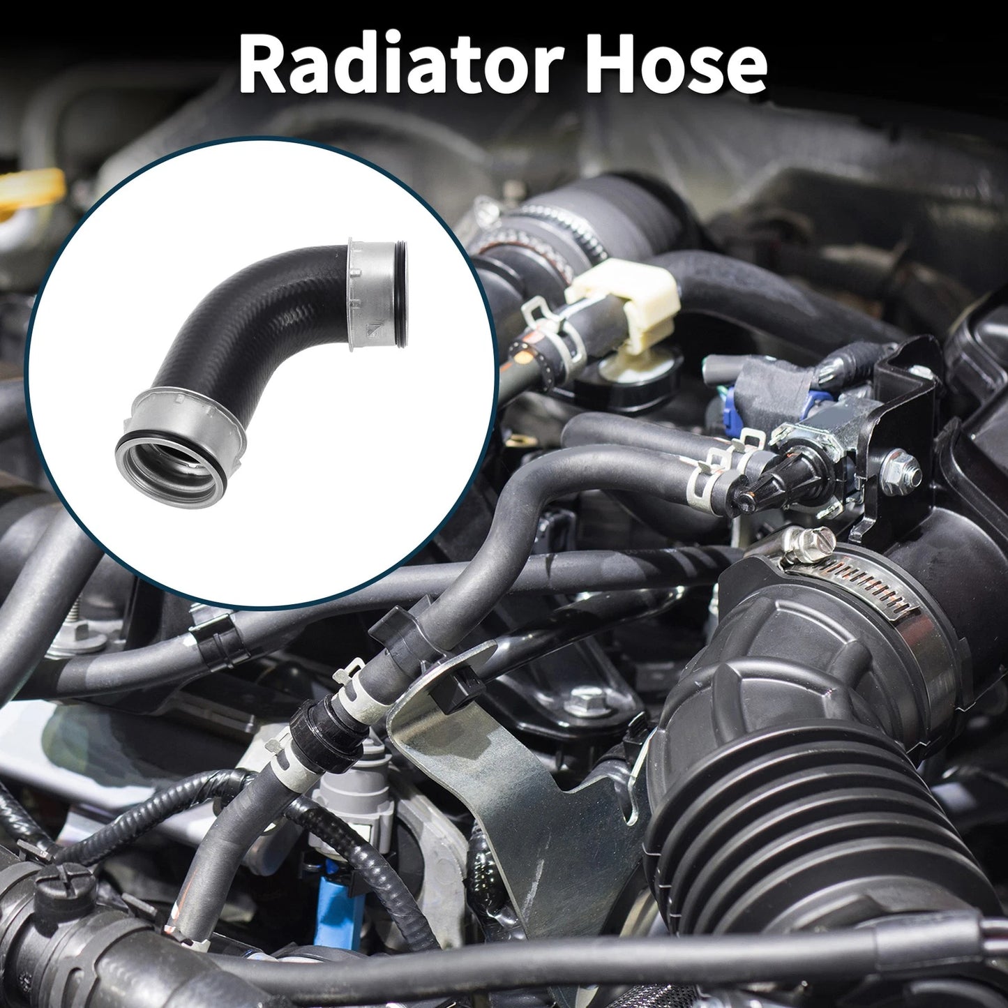 Radiator Hose for Skoda Octavia II 1.9 TDI (2004–2010) No. 1T0145790B