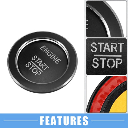 Engine Start Stop Button Cover for Mercedes-Benz B C GLC GLA CLA (2015-2023)