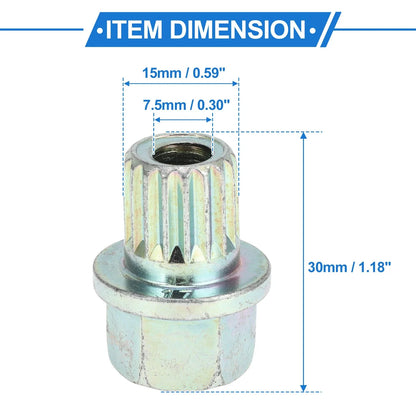 Wheel Lock Lug Nut for BMW Anti Theft Socket Adapter