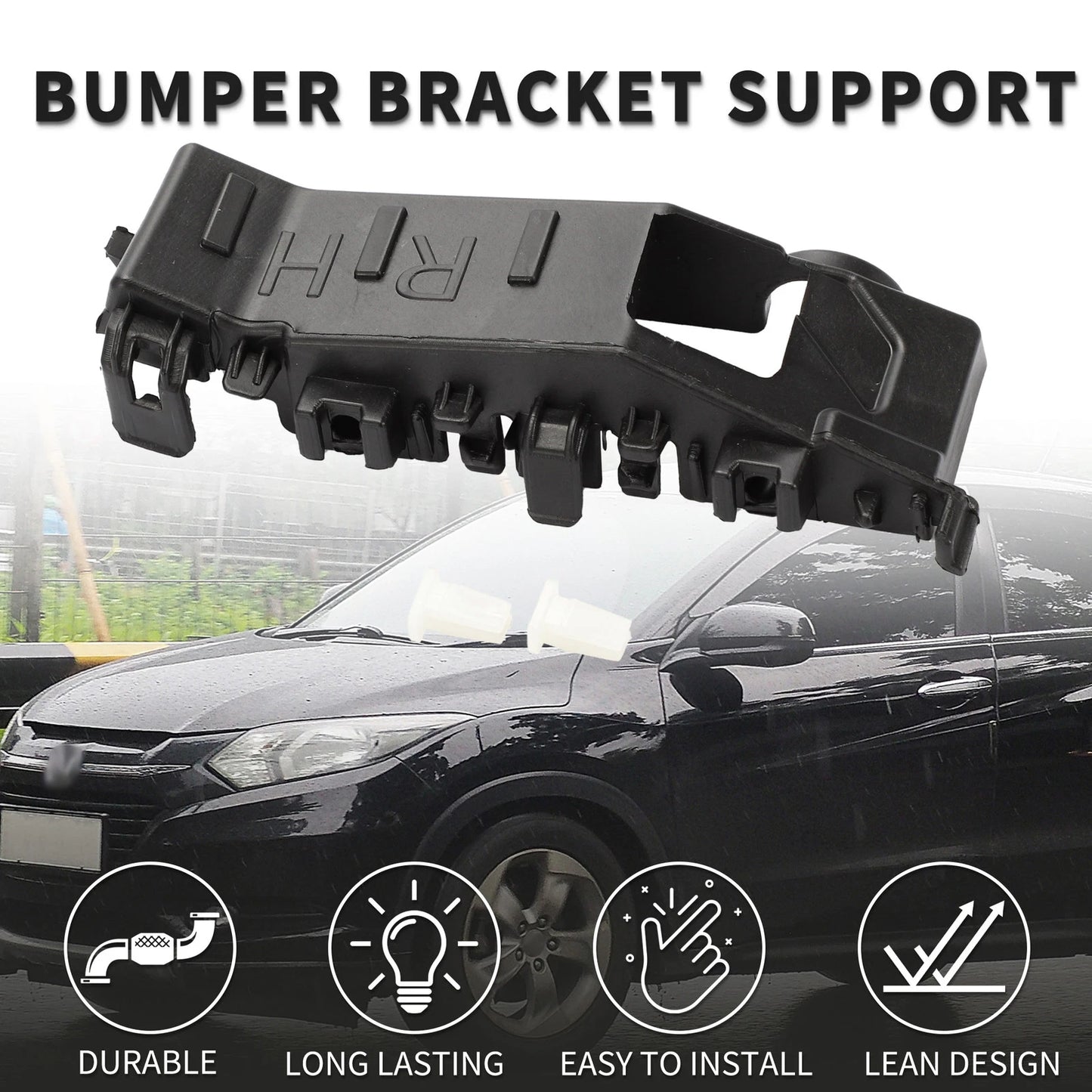 1pc Right Front Bumper Retainer Bracket No. 86514D3000 for Hyundai Tucson (2016–2021)