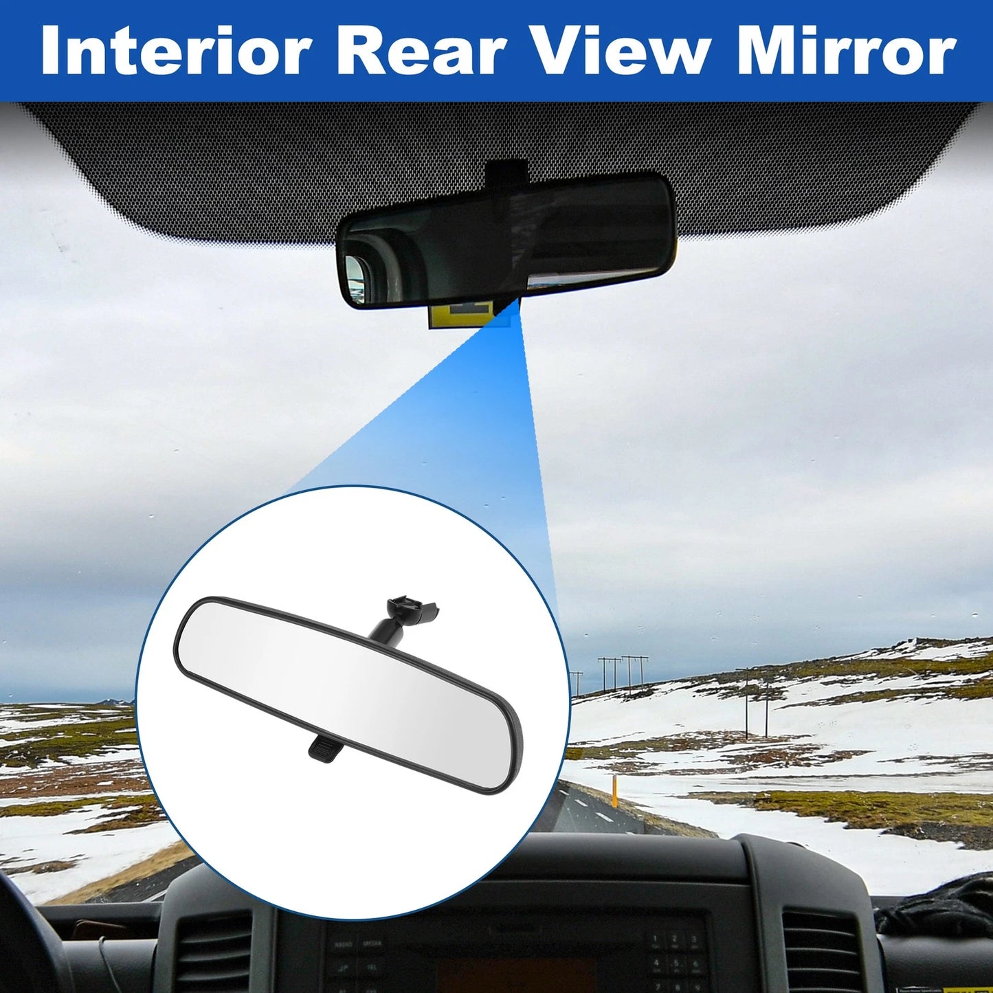 6U5Z-17700-B Interior Rearview Mirror for Ford Escape (2001–2019)