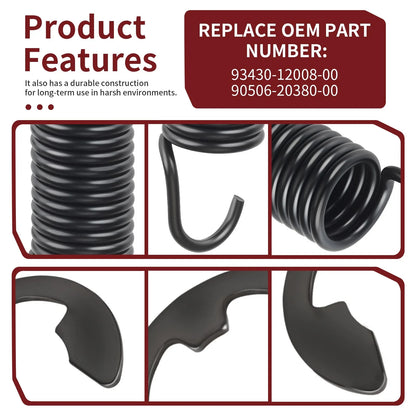 Rear Brake Pedal Spring & Circlip for Yamaha Blaster 200 (2003–2006)