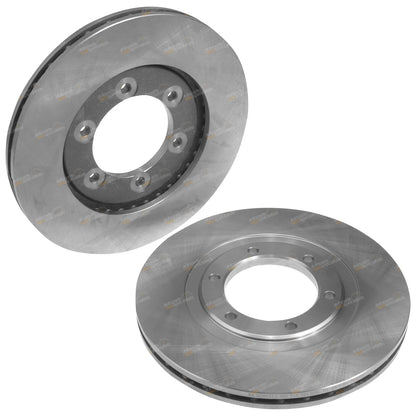2x Front Disc Brake Rotors for Ford Raider UV (1991–1997) 4X4