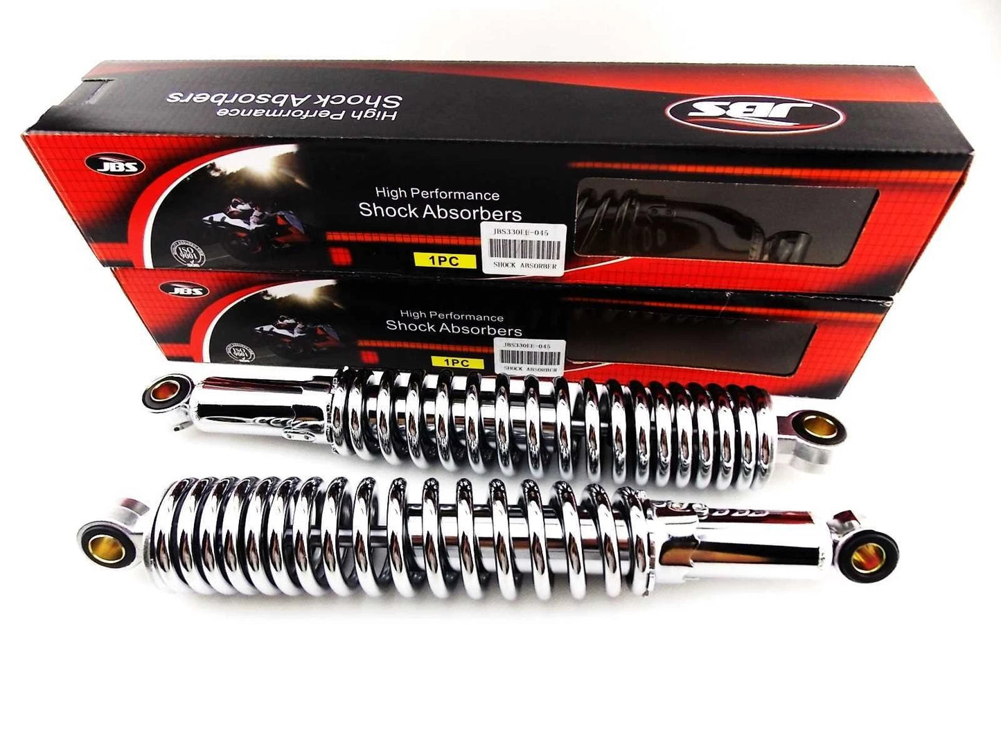 330mm JBS Chrome Rear Shock Absorbers for Kawasaki GT550