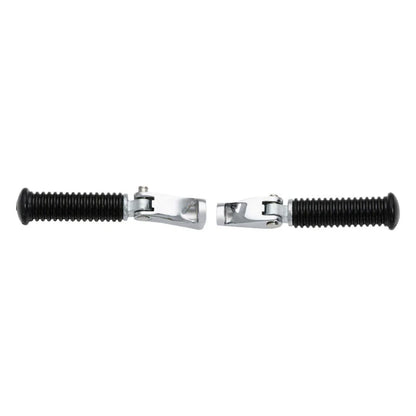 Chrome Rear Passenger Foot Pegs for Harley Touring Road King Glide (1993-2025)