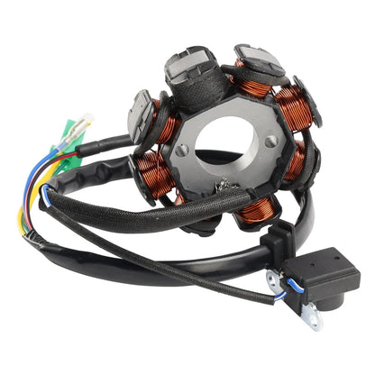 Alternator Stator 8 Coils for GY6 125cc 150cc (Adly Herchee Sym Jinlun)