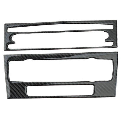 Carbon Fiber AC/CD Panel Frame Trim for BMW 3 E90 E92 E93 (2005-2012)