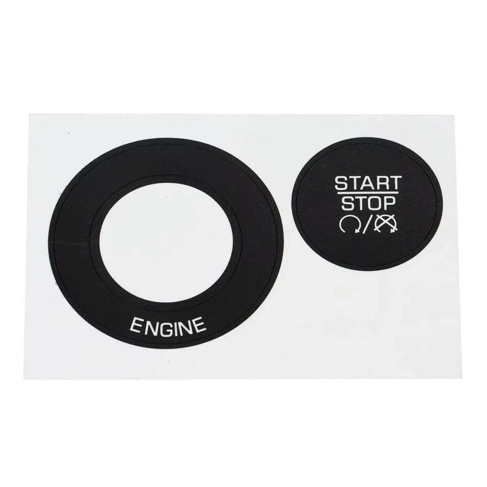 Ignition Push Button Start Stop Decal for Dodge Charger (2011-2014)