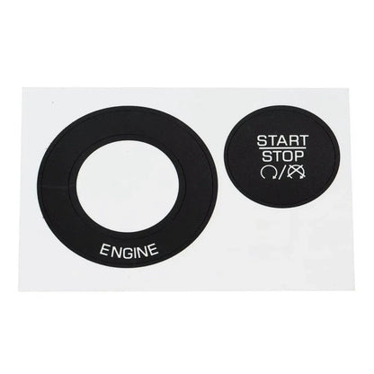 Ignition Push Button Start Stop Decal for Dodge Charger (2011-2014)