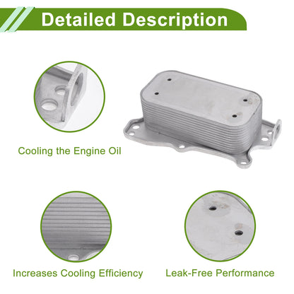 Engine Oil Cooler for Mercedes-Benz E350 (2006–2009) No. 2721880001