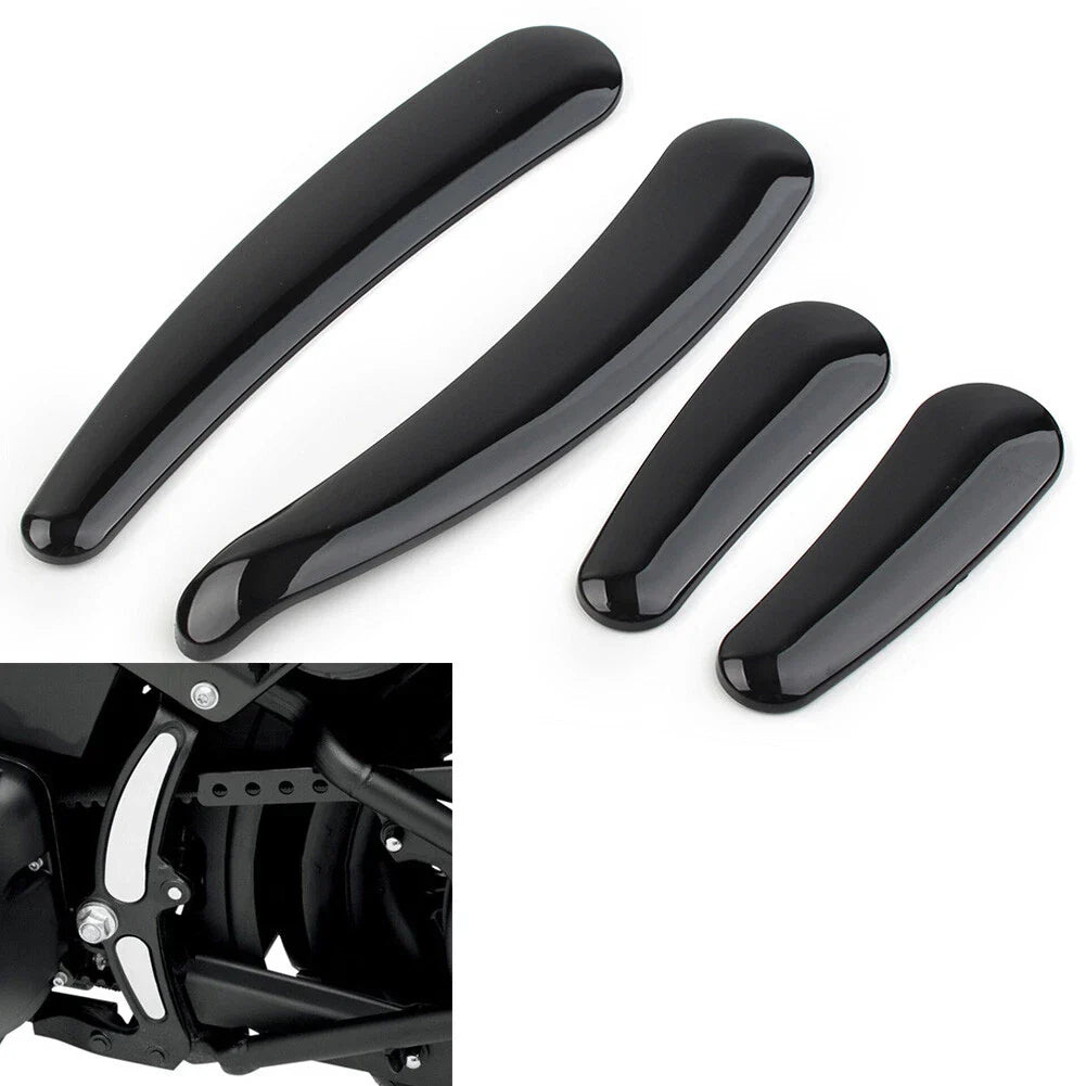 Curved Swingarm Frame Inserts for Harley Softail Models (2008-2023) 4 x Pcs
