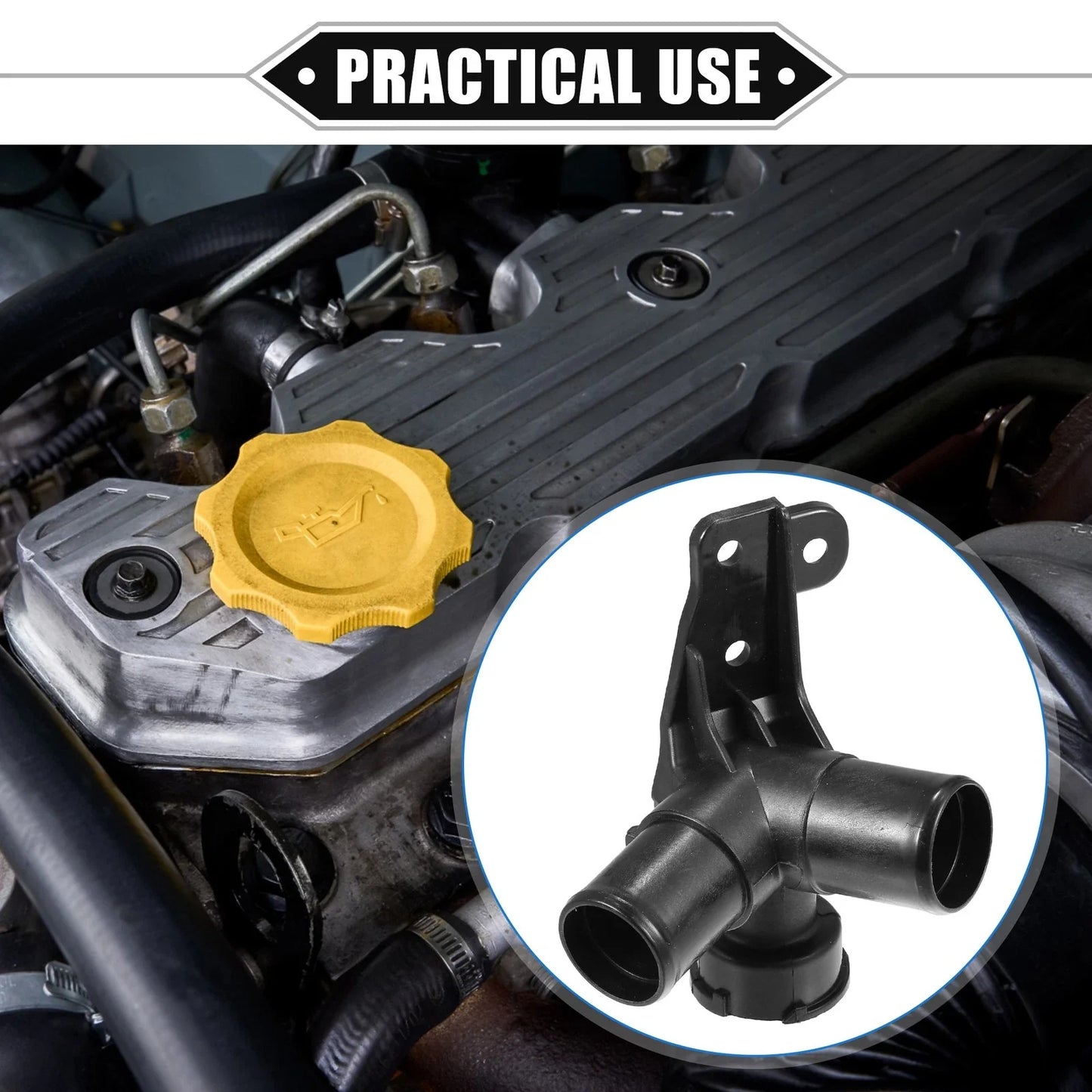 Engine Radiator Coolant Filler Neck for Hyundai Accent (2012-2017)