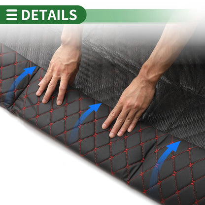 Heightened Edge Cargo Liner Trunk Mat for Honda CRV Hybrid (2017-2021) Black