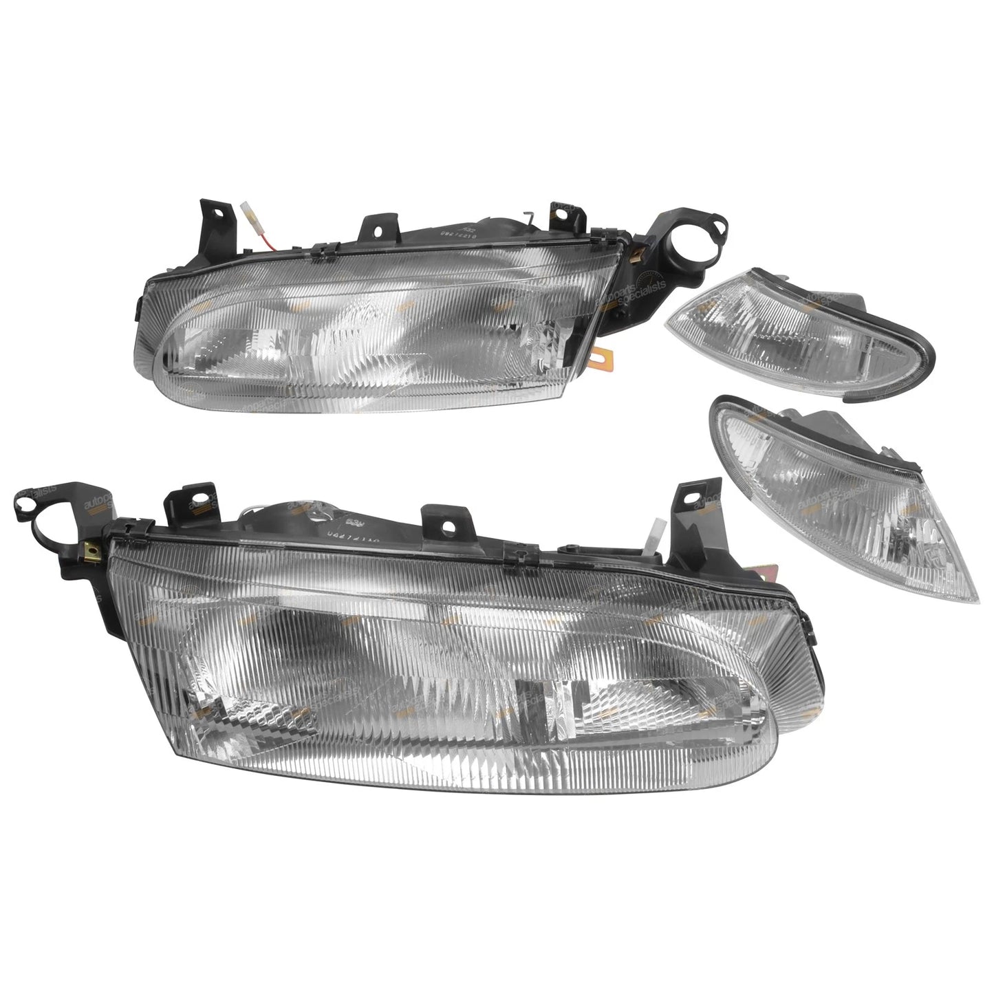 Set of 2 Headlights and Corner Lights for Ford Falcon EL (1996–1998)