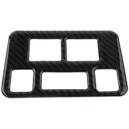 Carbon Fiber Headlight Button Frame Cover Trim for Subaru Forester (2013-2018)