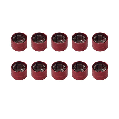 10 x Engine Cover Bolts Screw Caps CNC for Harley Twin Cam Dyna Softail Red