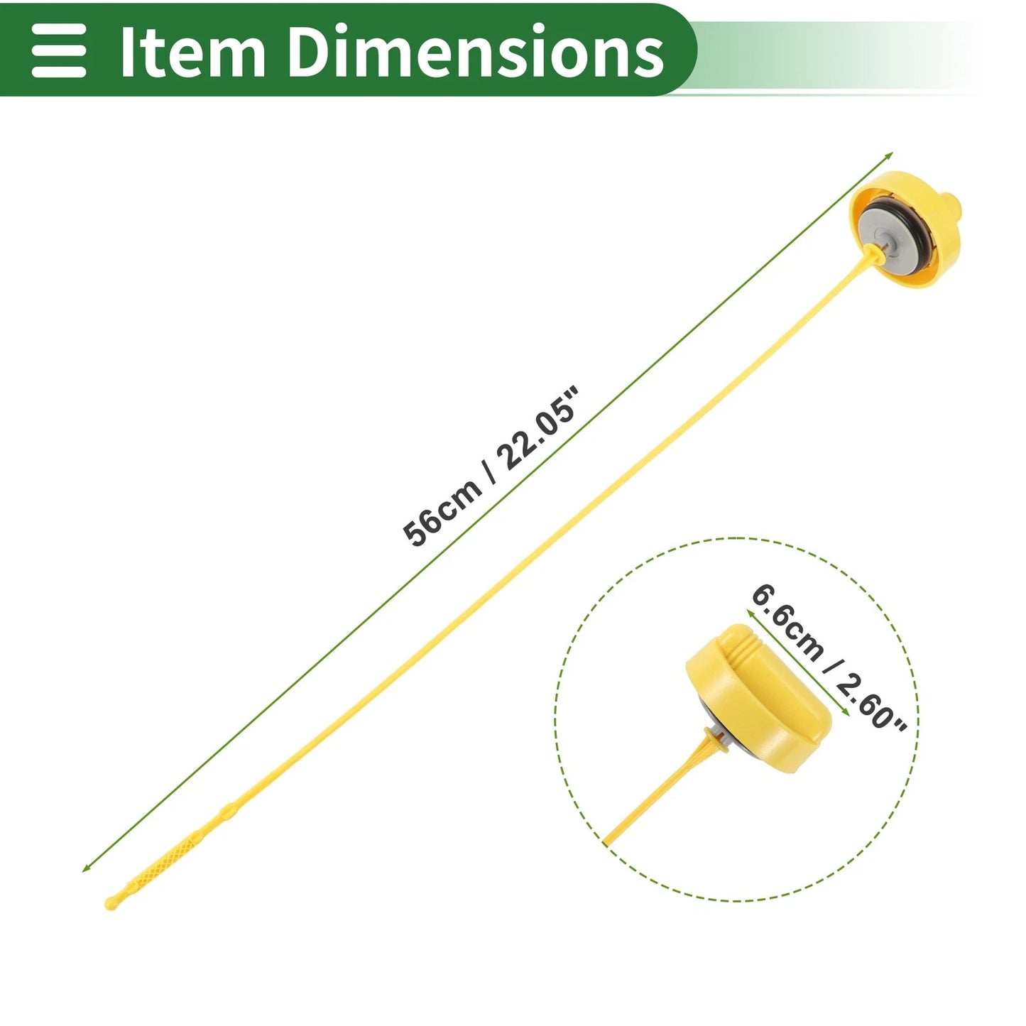 Engine Oil Dipstick No. 8200355344 for Dacia Sandero (2008–2020)