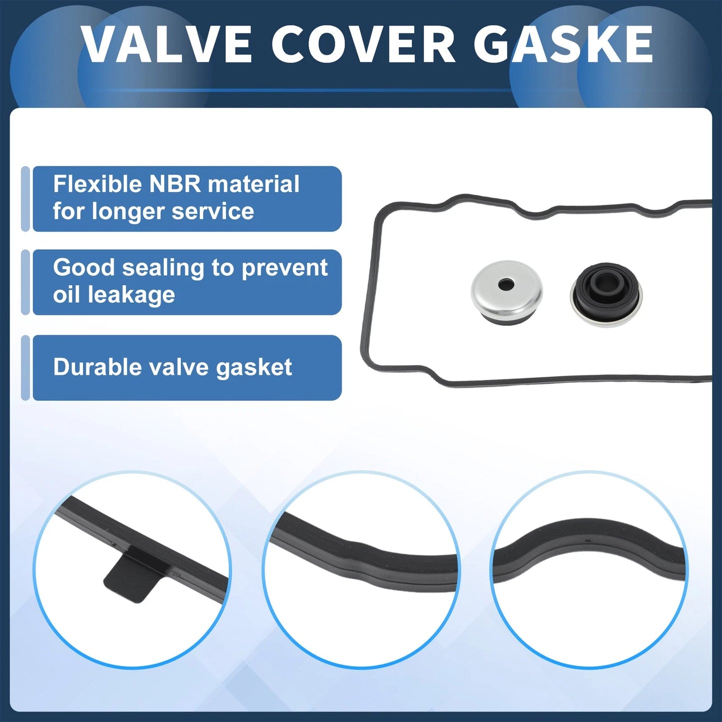 Engine Valve Cover Gasket Kit for Honda Fit (2007–2008) VS50782R