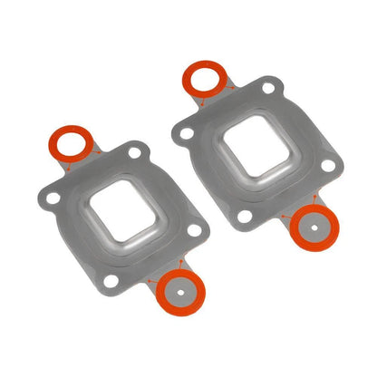 2X Exhaust Manifold Elbow Riser Gasket for MerCruiser 4.3 5.0 5.7