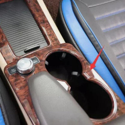 Agate Wood Grain Cup Holder Panel Cover for Mercedes-Benz GLK (2013–2015)